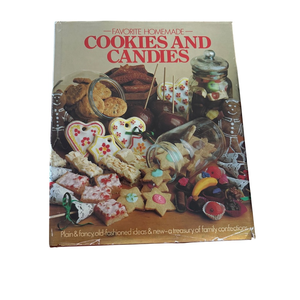 Favorite Homemade Cookies and Candies Cookbook Sedgewood Press Hardcover Vintage